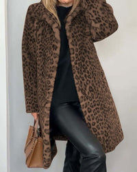 Leia - Leoparden Lange Weiche Jacke