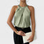 Skye - Schicke Satinbluse mit Off-Shoulder-Design