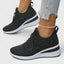Viviane - Leichte orthopädische Sneaker mit glitzerndem Finish.