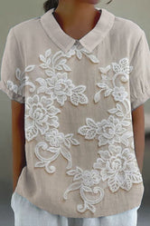 Yara - Bluse mit Lily-Kragen