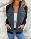 ANIDIA - Modische Jacke aus Denim Stoff