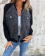 ANIDIA - Modische Jacke aus Denim Stoff