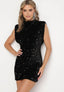 Gillian - Glitzer-Minikleid