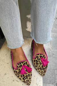 Asma™ – Flache Schuhe mit Leopardenmuster