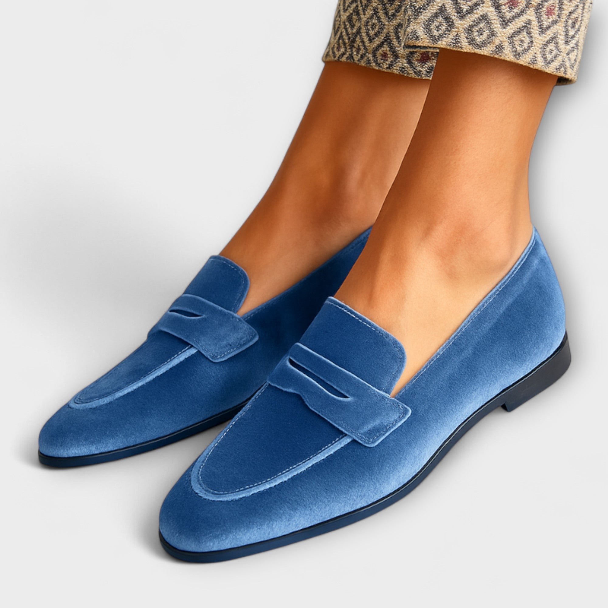 Louise - Weiche Velours-Loafer
