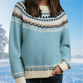 Karilia - hellblauer Pullover