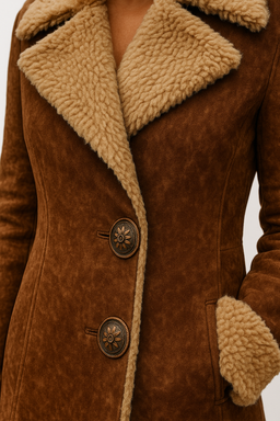 Beatriz - Mantel aus weichem Fell