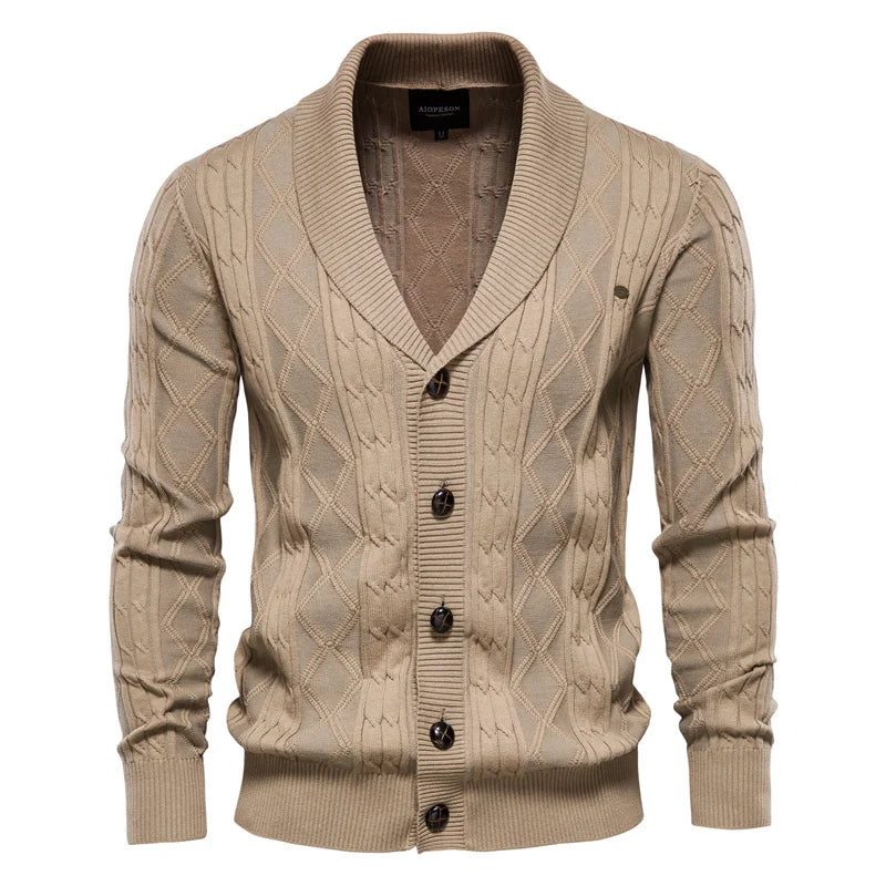 Ivor - Herren Cardigan mit Knöpfen