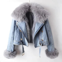 DenimDiva - Damen-Winterjacke