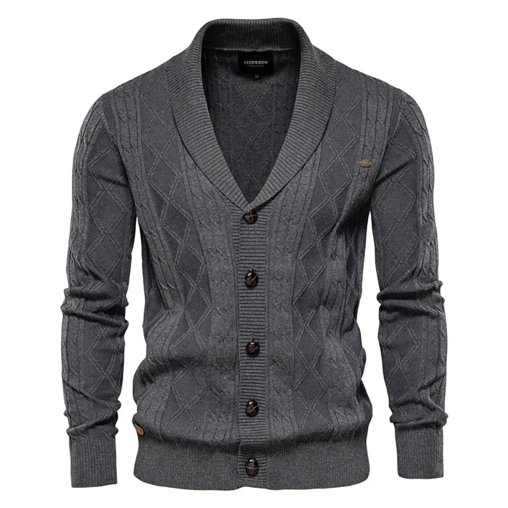 Ivor - Herren Cardigan mit Knöpfen