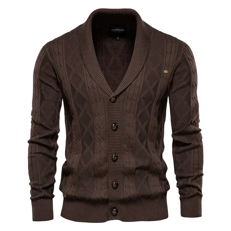 Ivor - Herren Cardigan mit Knöpfen
