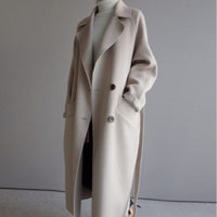Clarissa -  Damen Trenchcoat aus Wolle