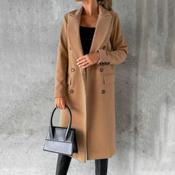 Aurelia – Luxuriöser Wolltrenchcoat