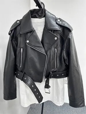 Alva - Leather Jacke