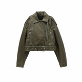Alva - Leather Jacke