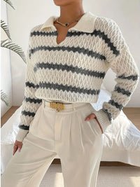 Matilda - Klassischer gestreifter Pullover